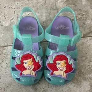 Disney Little Mermaid Kids Sandals - Teal and Purple